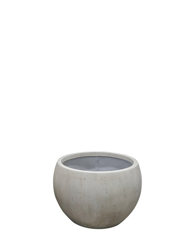 ALTAIR POT 55X55X37 CREAM