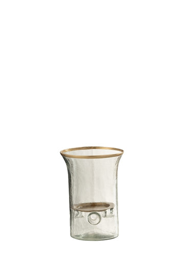 GLASSY GOLD DETAYLI CAM MUMLUK / S