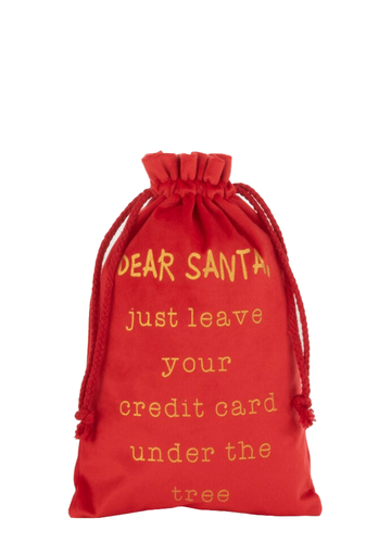 DEAR SANTA KIRMIZI TORBA / L