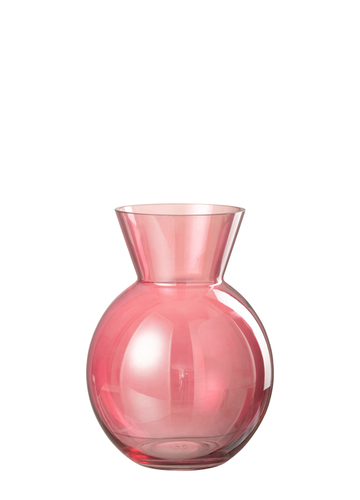 BALL VASE / RED