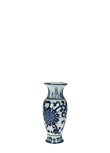 JARRÓN AZUL BLANCO