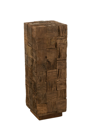 PILLAR AHŞAP NATUREL SEHPA / M