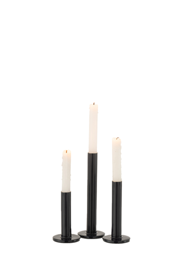 JUEGO DE 3 CANDELABROS BOLÍGRAFO