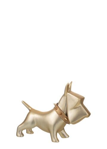GOLD SERAMİK KÖPEK OBJE