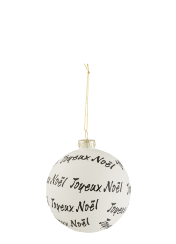 JOYEUX NOEL YILBAŞI SÜSÜ / SİYAH