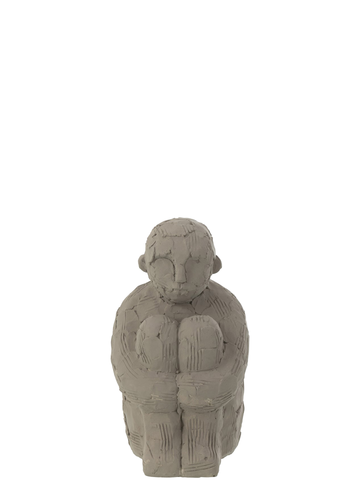 FIGURA SENTADA / GRIS