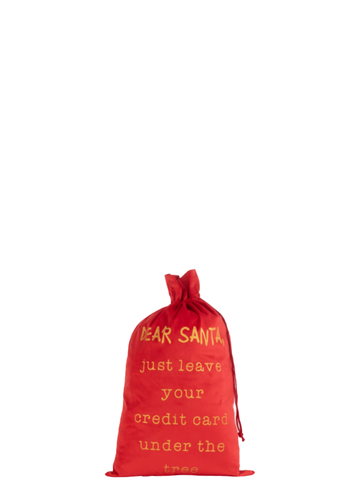 DEAR SANTA KIRMIZI TORBA / S