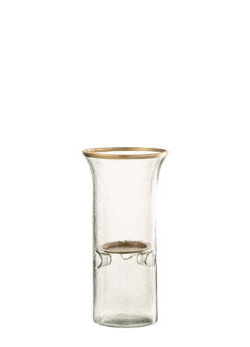 GLASSY GOLD DETAYLI CAM MUMLUK / L