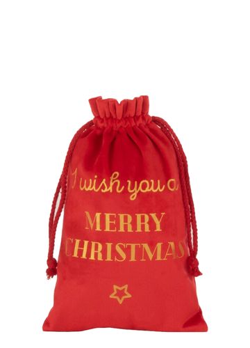 MERRY CHRISTMAS KIRMIZI TORBA / L
