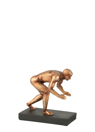 TAPÓN DE LIBRO DE ATLETA / BRONCE