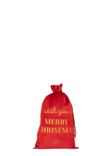 MERRY CHRISTMAS KIRMIZI TORBA / S