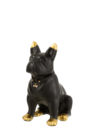 BULLDOG CON COLLAR / SENTADO