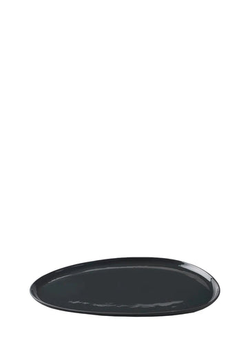 PLATO LLANO AMORFO / NEGRO