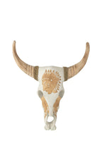 ALBASIA AHŞAP SKULL OBJE