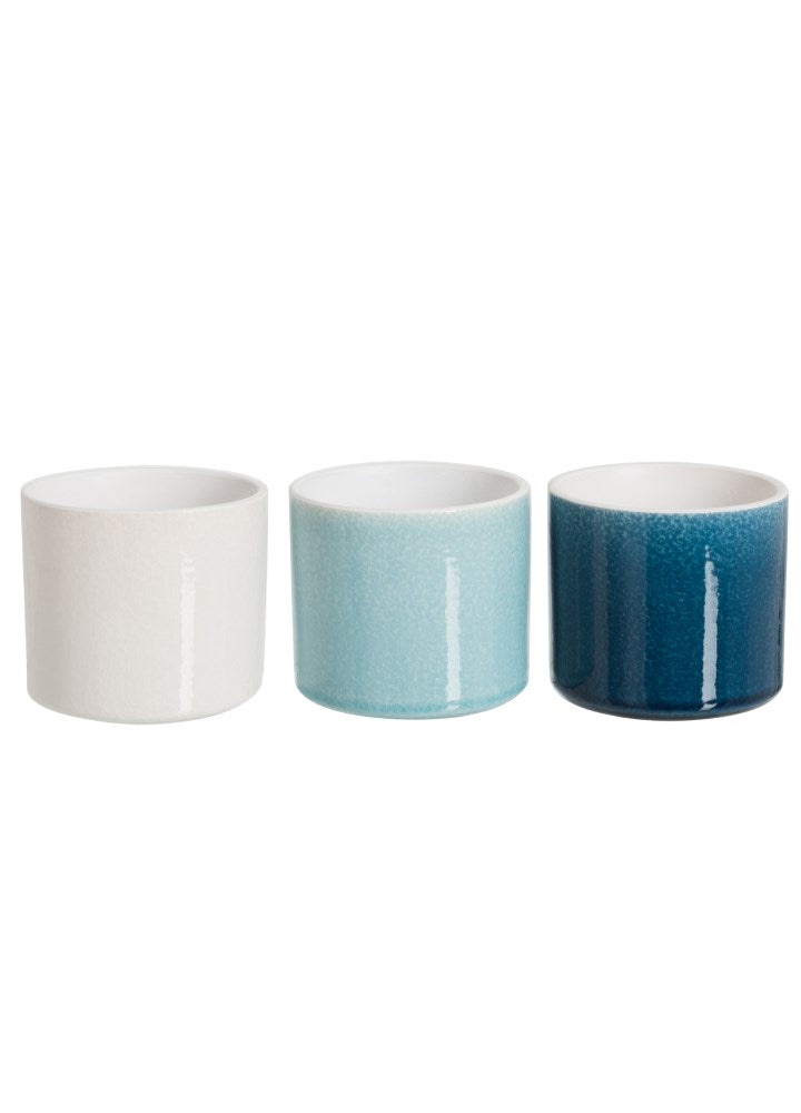 KOYU MAVİ KÜÇÜK SAKSI / 11 CM 