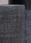WOVEN SİYAH SERAMİK VAZO / S