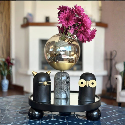 OLA VASE / BLACK