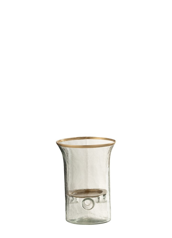 GLASSY GOLD DETAYLI CAM MUMLUK / S
