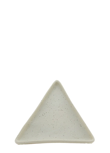 HİÇ ÜÇGEN SERVİS TABAĞI KAR / 18 CM