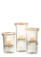 GLASSY GOLD DETAYLI CAM MUMLUK / S