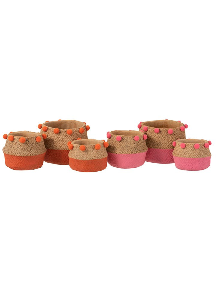 PONPONLU TURUNCU SAKSI / 15,5 CM 