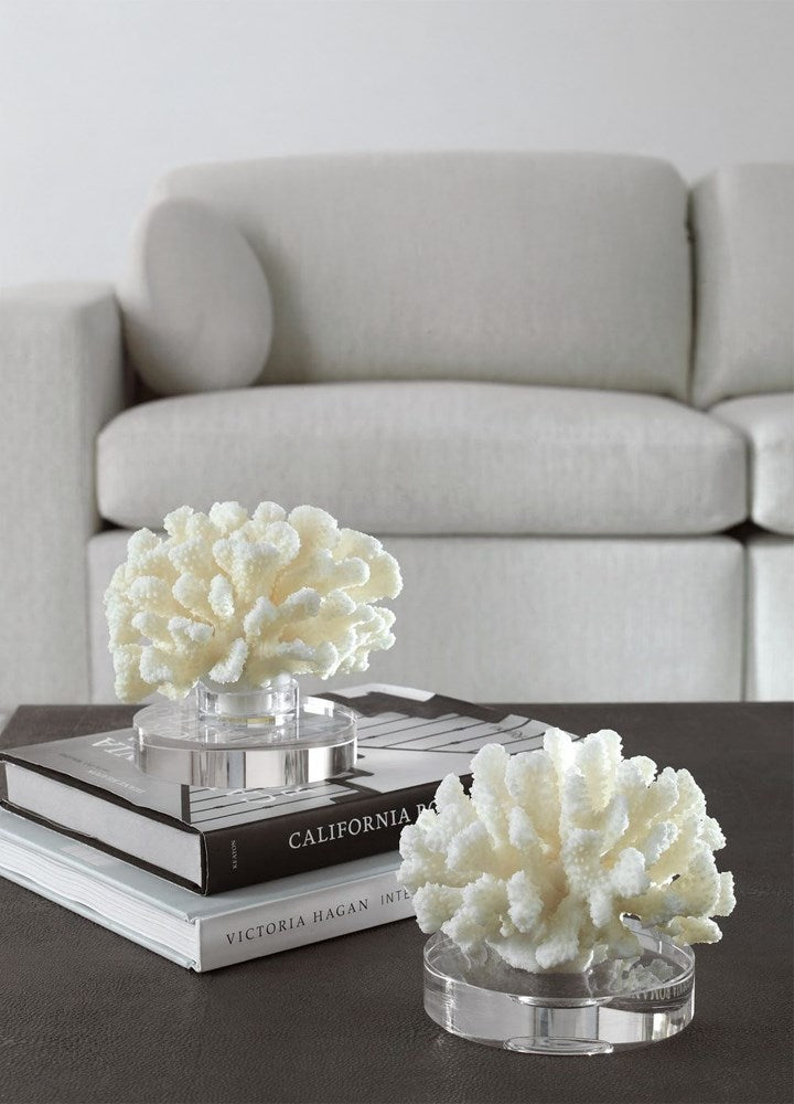 CORAL BEYAZ MERCAN OBJE / S