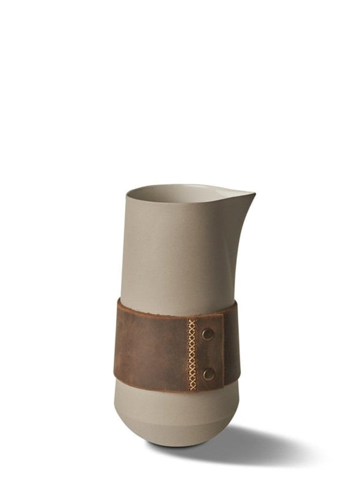TOUCH OF LEATHER DERİLİ SÜRAHİ TAŞ&FİLDİŞİ 
