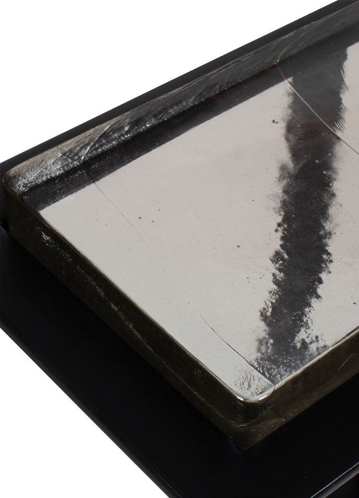 SOMA SİYAH METAL DETAYLI YAN SEHPA 