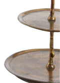 TRESA İKİ KATLI SUNUMLUK / GOLD ESKİTME 