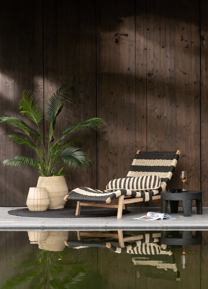 DİKİŞ DETAYLI RATTAN SEPET / S