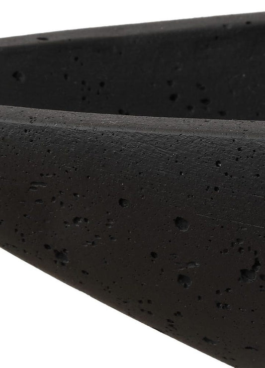 VESSEL OVAL TAŞ TABAK / SİYAH