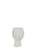 BEYAZ EL BETON SAKSI / 19 CM