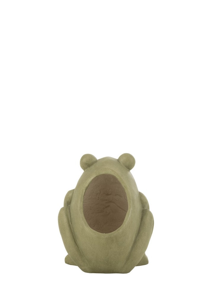 YEŞİL KURBAĞA SAKSI / 25 CM 
