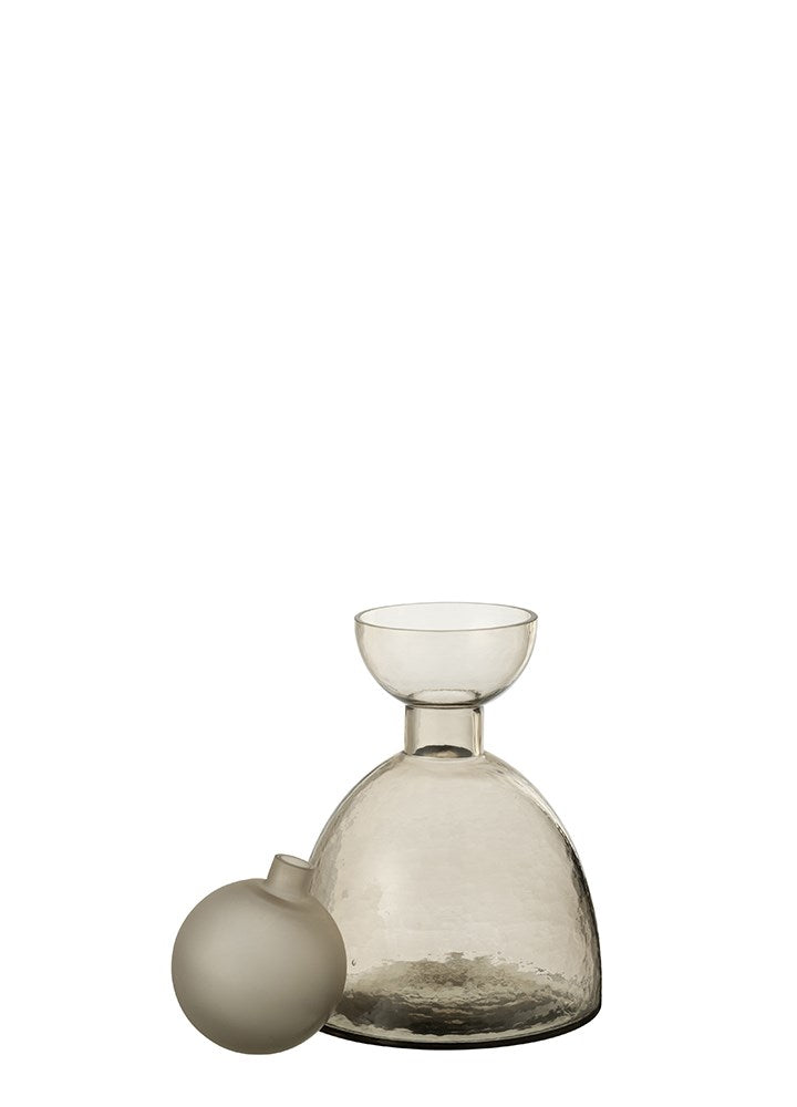 YARA ANTRASİT CAM ŞİŞE / 29 CM