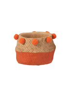 PONPONLU TURUNCU SAKSI / 10,5 CM 