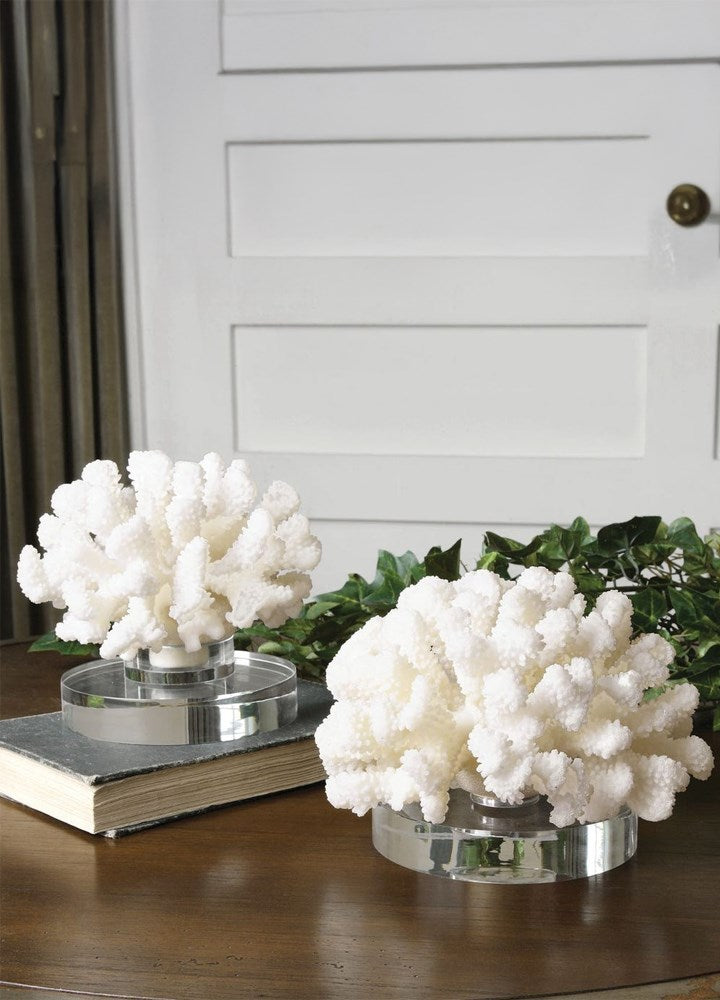 CORAL BEYAZ MERCAN OBJE / S