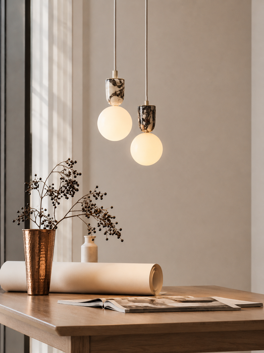 LUCILLE PENDANT SARKIT AYDINLATMA / BEYAZ
