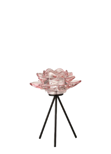 CAMISETA FORMA DE FLOR ROSA CLARO / M 
