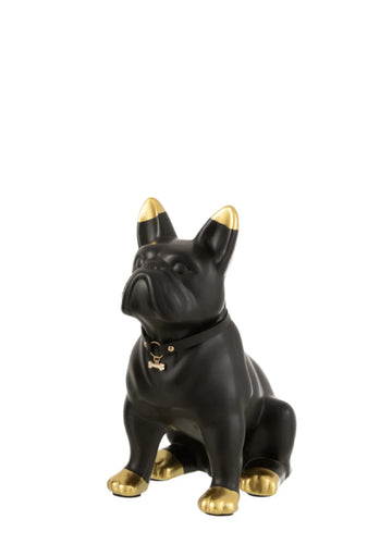 BULLDOG CON COLLAR / SENTADO