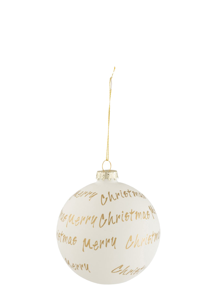 MERRY CHRISTMAS CHRISTMAS ORNAMENT / GOLD