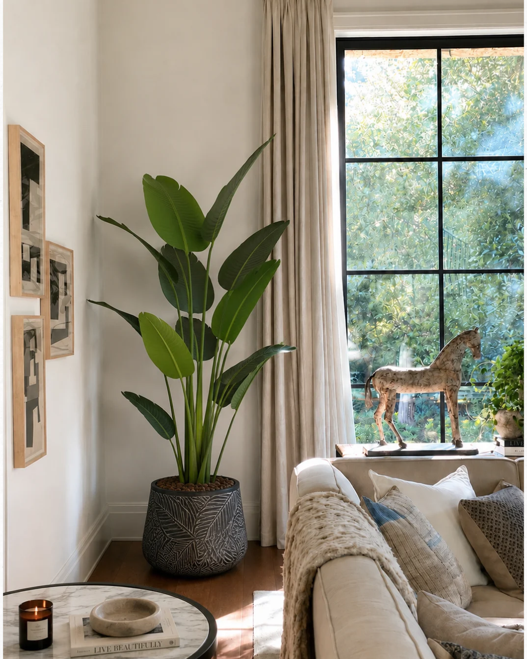 MİMOSA POT SAKSI / 54*46 CM