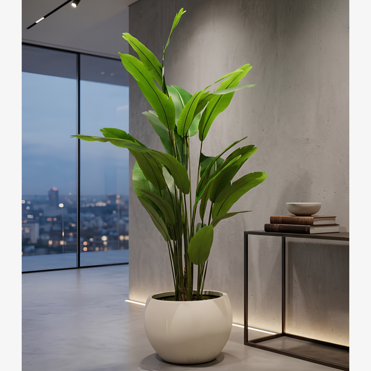 ALTAIR POT BEYAZ SAKSI / 55*55*37 CM