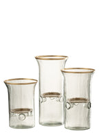 GLASSY GOLD DETAYLI CAM MUMLUK / L