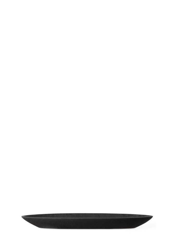 VESSEL OVAL TAŞ TABAK / SİYAH