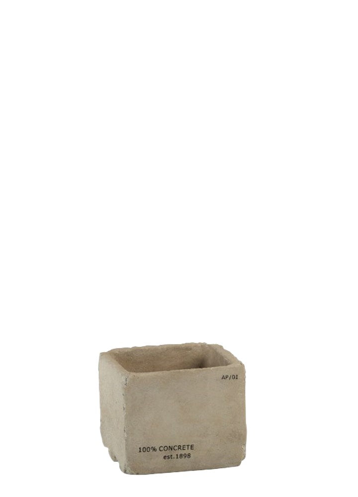 DİKDÖRTGEN BETON SAKSI / 9 CM 