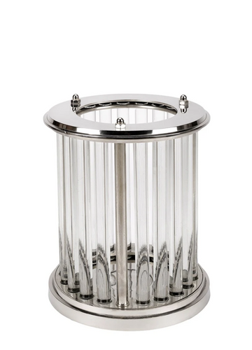 OBJETO DE VIDRIO CON VARILLAS DE CRISTAL