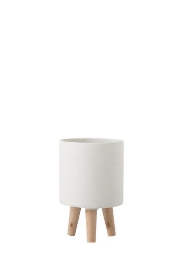THREE LEGS CREAM POT / S