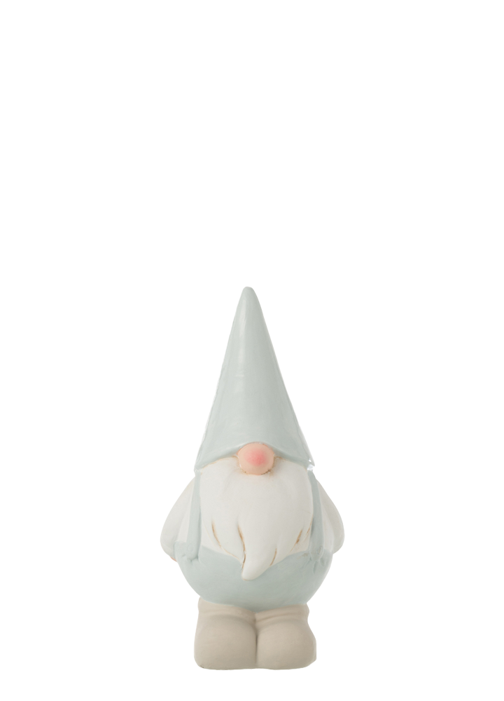 CERAMIC SANTA CLAUS / ICE BLUE