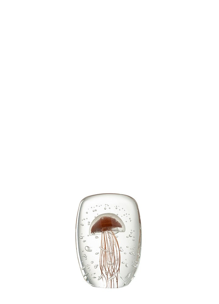 DENİZ ANASI CAM KAĞIT AĞIRLIĞI / BORDO KAHVE M