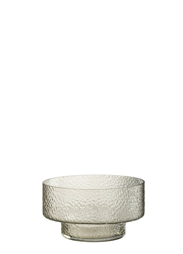 BETTY ŞEFFAF KISA CAM VAZO / 15 CM